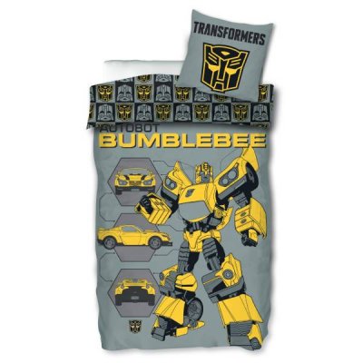 Transformers Bumblebee Sengetøy Sengesett Dynetrekk 150x210 CM