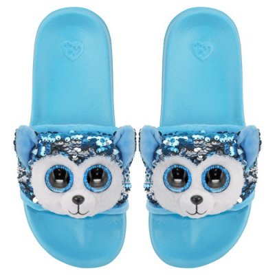 Ty tøfler med paljetter og myke dyr Slush Eskimo hund