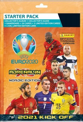 UEFA Euro 2020 Kick off 2021 Mega starter Nordic Edition Album 27 fotballkort trading card