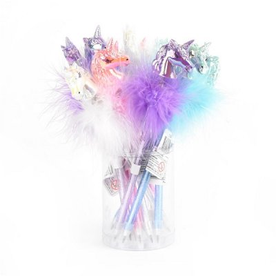 Unicorn penn med fjær