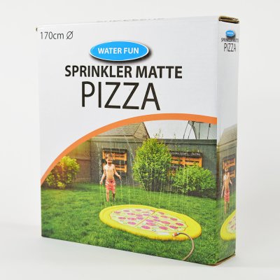 Oppblåsbar Vannsprinklermatte Pizza 170cm