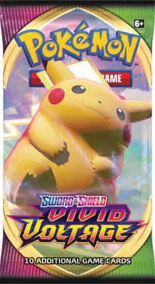 Pokemon Sword & Shield Vivid Voltage Booster Pokémon Byttekort