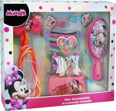 Minnie Mus hår tilbehør, 18 stykker
