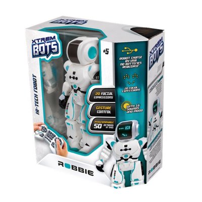 Xtreme Bots Robbie Hi-Tech interaktiv radiostyrt robot