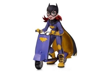 Batgirl med motorsykkel